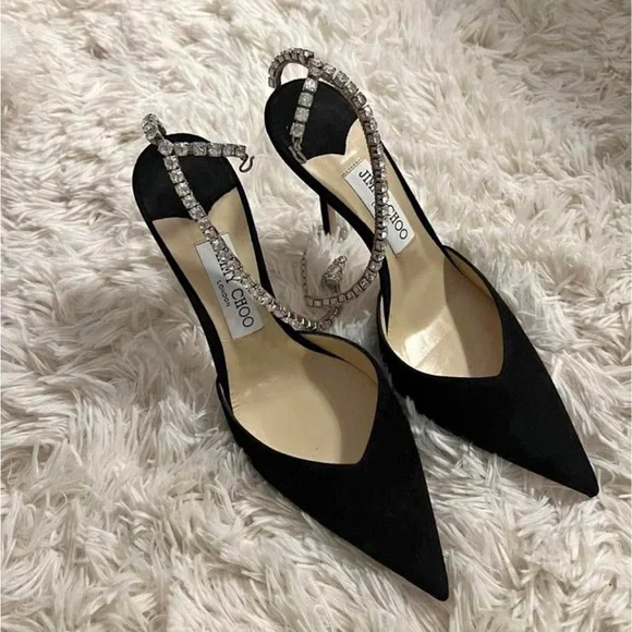 Jimmy choo suede heels on sale